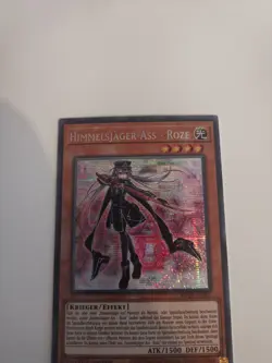 Yu-Gi-Oh Himmelsjager Ass Roze MP21-DE005 Prismatic Secret Rare 1. Auflage NM DE - Image 1