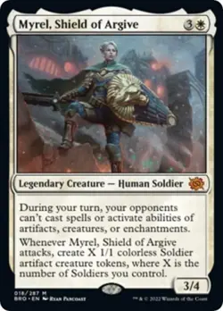 ~ Myrel, Shield of Argive ~ LP ~ The Brothers' War ~ MTG ~ - Image 1