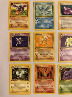 1999 Pokemon - All 1st Edition Non-Holo Rares - Fossil Set 15 Card Lot - WOTC - Image 3