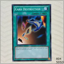 Card Destruction - 5DS3-EN021 - Common 1st Edition Yugioh - Image 1