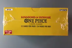 One Piece Card Game Booster Box | Kingdoms of Intrigue OP-04 | English | Sealed - Image 2