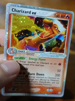 Charizard ex 105/112 Fire Red Leaf Green Holo Rare Pokemon Card LP - Image 3
