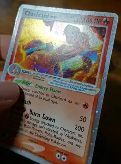 Charizard ex 105/112 Fire Red Leaf Green Holo Rare Pokemon Card LP - Image 4