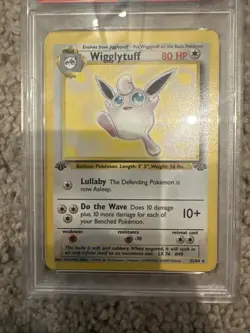 Pokemon TCG Wigglytuff 1st Edition Nonholo Card 32/64 PSA 7 Near Mint - Image 3