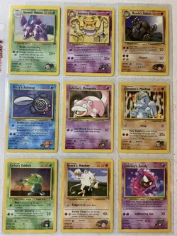 Pokemon Card Binder Collection - Vintage Card Lot | Misty Gym Heroes WOTC - Image 1