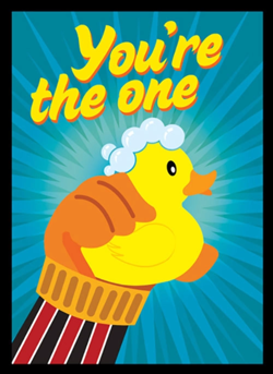 Legion 50 MTG Standard Card Sleeves Deck Protector - Rubber Ducky - Image 1