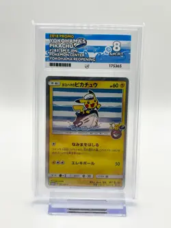 ACE 8 Yokohama’s Pikachu SM-P 283 Pokemon Center SM Promo Card JP 2018 - Not PSA - Image 1