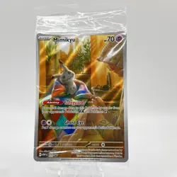 Mimikyu 075 Sv: Scarlet & Violet Holo SEALED PROMO Full Art Pokemon Card - Image 1