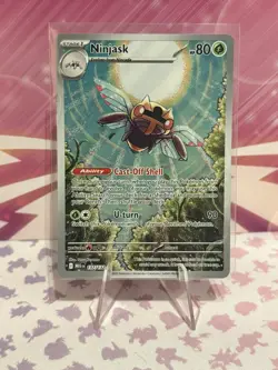 Pokemon TCG Ninjask 137/132 Mega Evolution Illustration Rare Card - Image 1