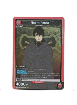 Union Arena Black Clover Nacht UE08BT/BCV-1-079 SR Foil Card NM - Image 1