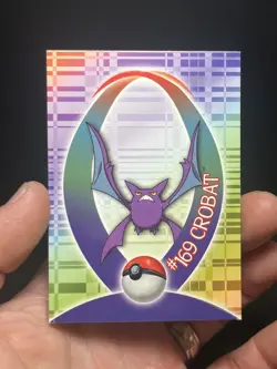 Topps Pokemon Johto League Champions Crobat sticker chase card #169 1 of 37 - Image 1
