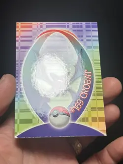 Topps Pokemon Johto League Champions Crobat sticker chase card #169 1 of 37 - Image 2