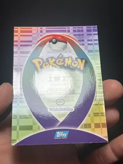Topps Pokemon Johto League Champions Crobat sticker chase card #169 1 of 37 - Image 4