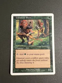 MTG | Llanowar Elves | 7th Edition |Regular | MP | Green - Image 1