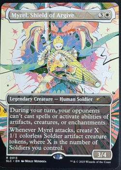 MTG Secret Lair Encyclopedia of Magic the Gathering Myrel Shield of Argive RARE - Image 1