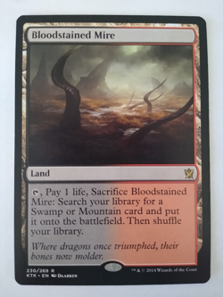 Bloodstained Mire - Khans of Tarkir (KTK) - 230/269 - MtG - Image 1