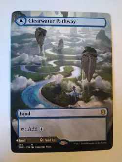 Clearwater Pathway (Borderless) - Zendikar Rising (ZNR) - #286 - MtG - Image 1