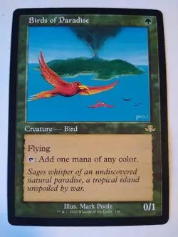 Birds of Paradise (Retro Frame) - Dominaria Remastered (DMR) - #336 - MtG - Image 1