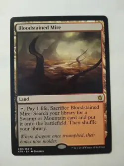 Bloodstained Mire - Khans of Tarkir (KTK) - 230/269 - MtG - Image 1