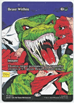 MTG - Beast Within (Borderless) - Marvel Universe - Reg - ENG - NM - Image 1