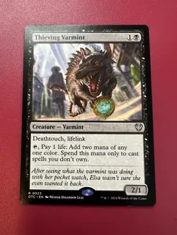 *** Thieving Varmint *** OTJ Commander NM MTG English - Image 1