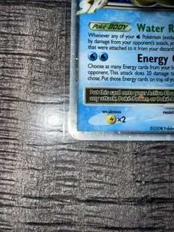 Pokemon TCG Floatzel GL LV.X Ultra Rare Card 104/111 - Image 3