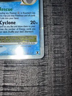 Pokemon TCG Floatzel GL LV.X Ultra Rare Card 104/111 - Image 4