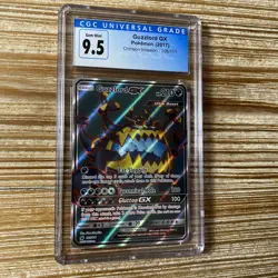 CGC 9.5 Gem Mint Guzzlord GX 105/111 Pokemon 2017 Crimson Invasion Full Art - Image 1