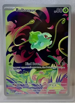 Pokemon TCG Bulbasaur 133/132 Secret Rare - Mega Evolution Set (NM/M) Pack Fresh - Image 1