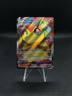 Victini VMAX Holo Ultra Rare 022/163 Pokemon 2021 Battle Styles NM/M - Image 1