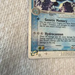 NEAR MINT 2003 POKEMON EX DRAGON #92 KINGDRA EX-HOLO - Image 3