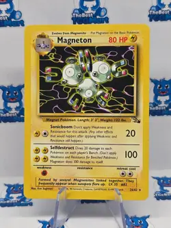 Magneton Pokemon 26/62 Fossil LP - Image 1