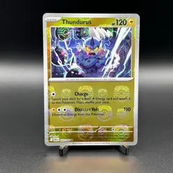 Thundurus 033/086 Masterball Black Bolt English Pokemon TCG NM - Image 1