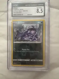 pokemon psa 8.5 grimer brilliant stars 082/172 - Image 2