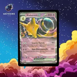 Carte Pokemon ALAKAZAM 065/165 EX Ultra Rare EV3.5 MEW 151 FR NEUF - Image 1
