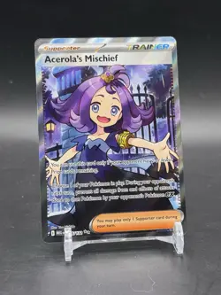Pokemon TCG Mega Evolution ME01: Acerola's Mischief 165/132 Ultra Rare full art - Image 1