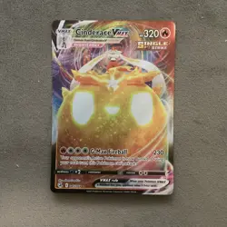 Pokemon TCG SW&SH Fusion Strike Cinderace Vmax 045/264 Ultra Rare NM - Image 1