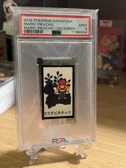 2016 Hanafuda Pokemon Mario Pikachu PSA 9 - Image 3
