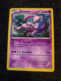 Pokemon Mewtwo XY100 Black Star Promo Holo Rare NM - Image 2