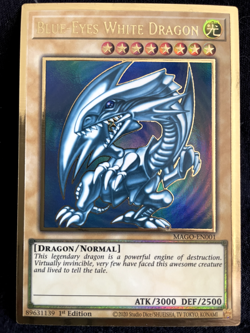 Yugioh 1st Edition Blue-Eyes White Dragon - MAGO-EN001 - Maximum Gold - M/NM - Image 1