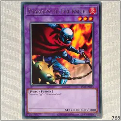 Charubin the Fire Knight - LOB-EN015 - Rare Unlimited Yugioh - Image 1