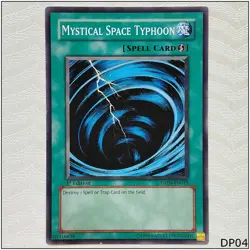 Mystical Space Typhoon - DP04-EN015 - Common 1st Edition Yugioh - Image 1