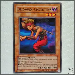 Dark Scorpion - Chick the Yellow - DCR-026 - Common Unlimited Yugioh - Image 1