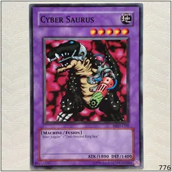 Cyber Saurus - MRD-E105 - Common Unlimited Yugioh - Image 1