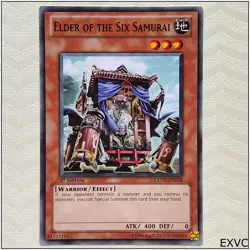 Elder of the Six Samurai - EXVC-EN028 - Common 1st Edition Yugioh - Image 1