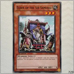 Elder of the Six Samurai - EXVC-EN028 - Common 1st Edition Yugioh - Image 1