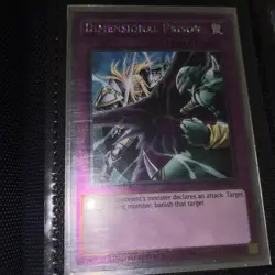 Yugioh: Dimensional Prison - NKRT-EN034 - Platinum Rare - Limited Edition - NM - Image 1