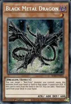 Black Metal Dragon - Secret Rare 1st Edition RA04-EN016 - NM - YuGiOh - Image 1