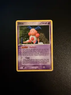 NM Ditto Mr. Mime 38/113 EX Delta Species Pokemon Card Uncommon - Image 1