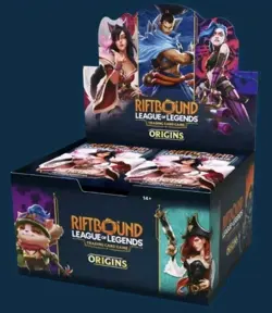 Riftbound League of Legends Origins TCG Card Booster Box Sealed 24 Packs - Image 1